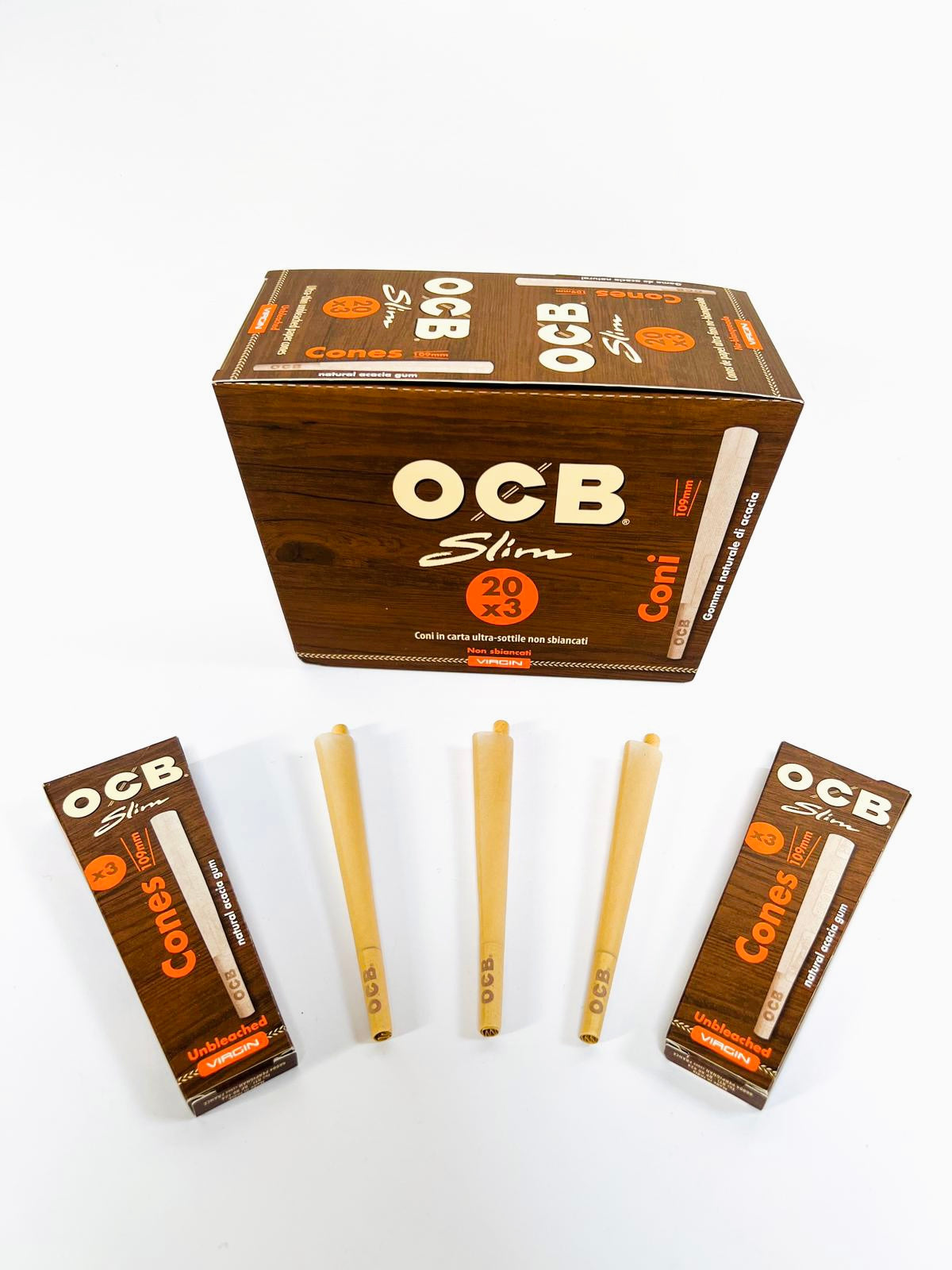 OCB Virgin cones kingsize (3 pack)