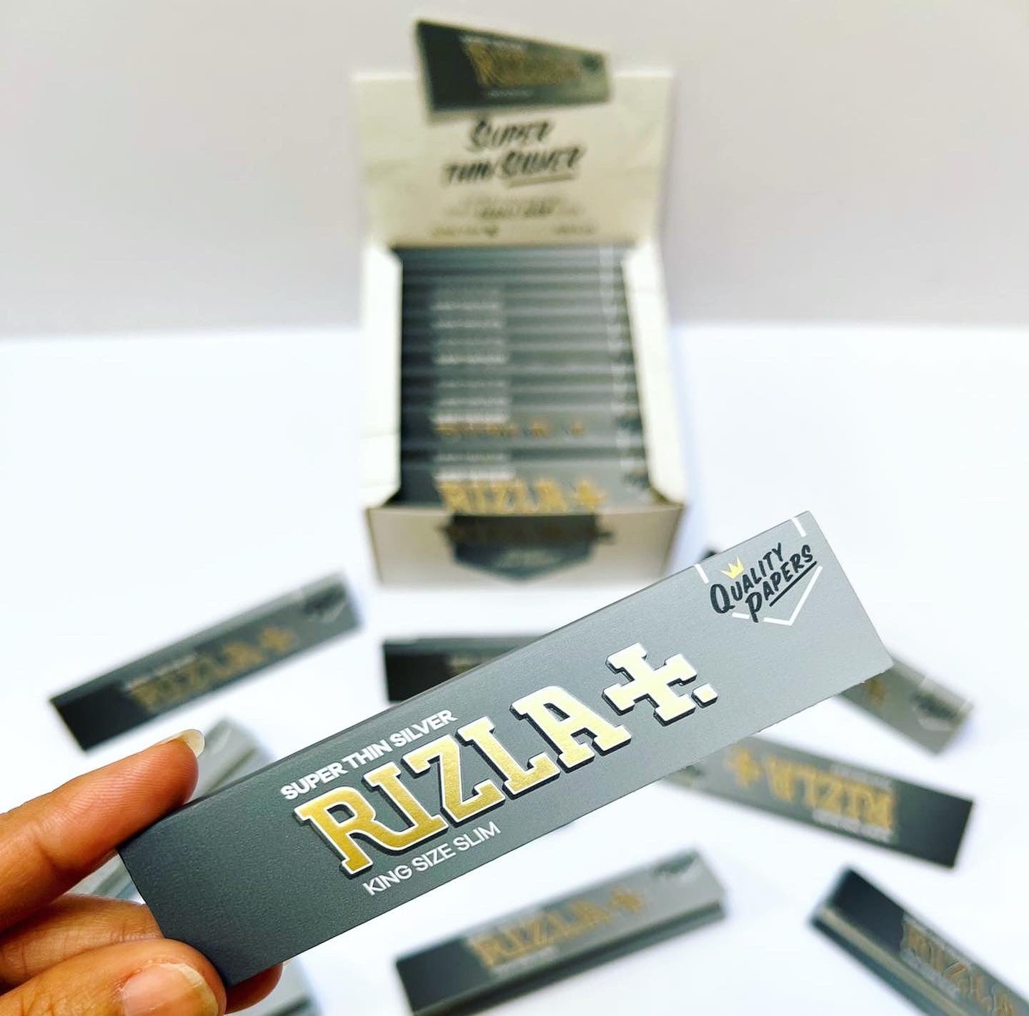 RIZLA+ Silver kingsize slim