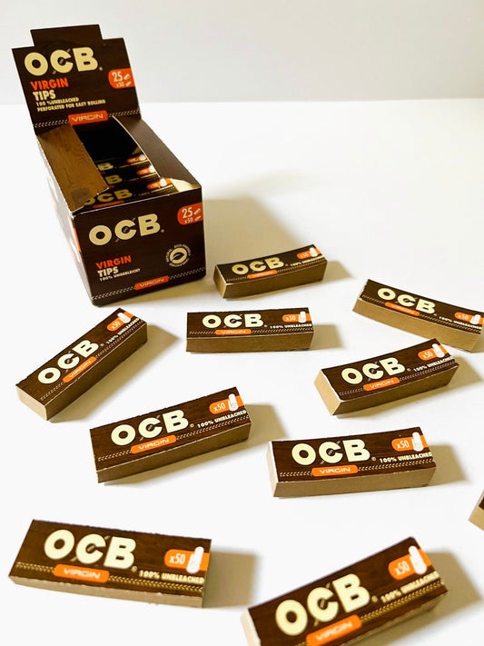 OCB Virgin unbleached tips