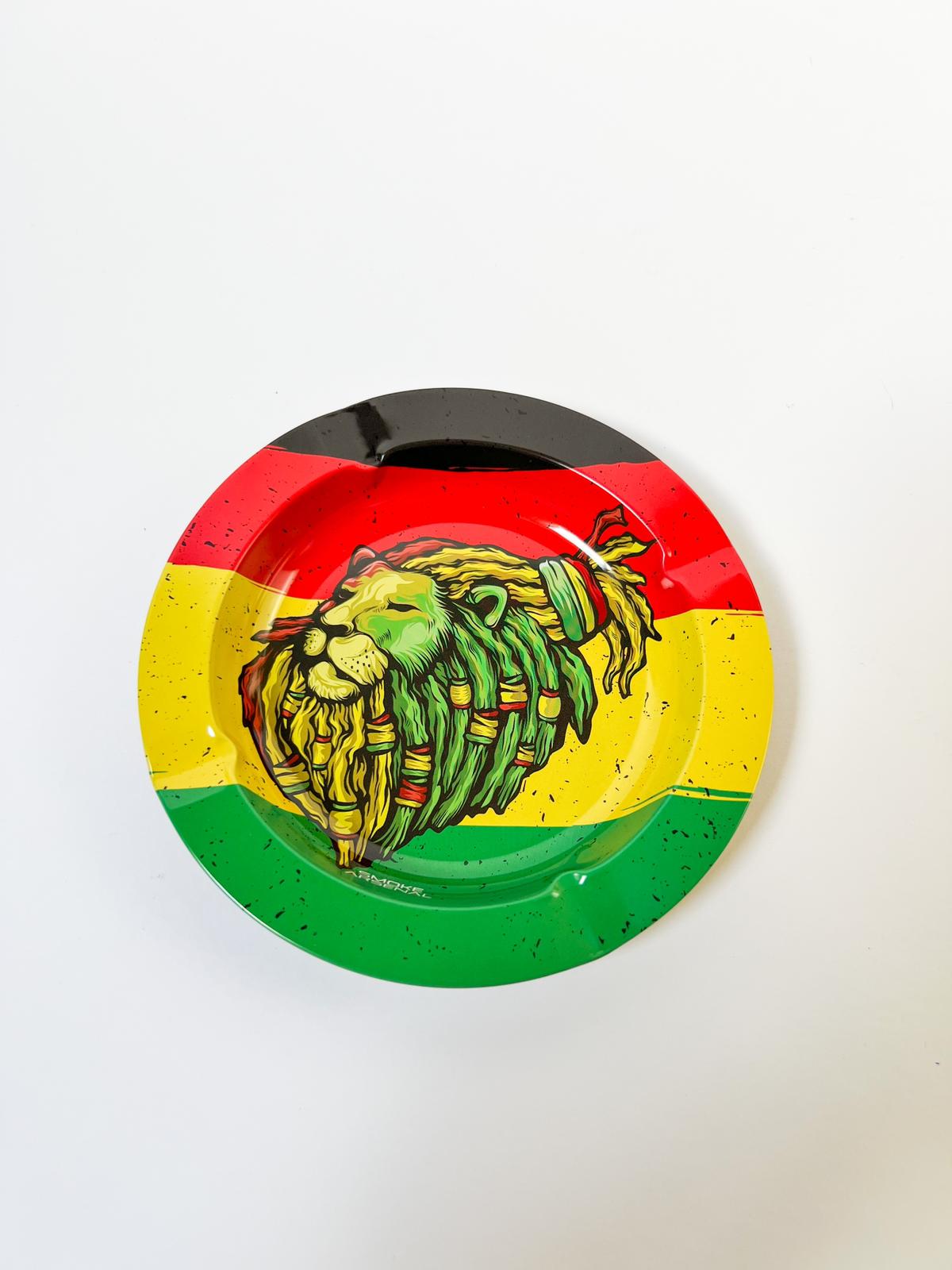 'RASTA LION' Smoke Arsenal ashtray - 14cm