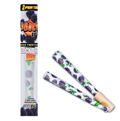 JuicyJay's Blackberry Jones 2 pack pre rolled flavoured cones