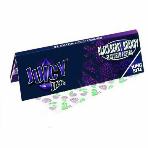 JuicyJay's Blackberry Brandy flavour kingsize hemp paper