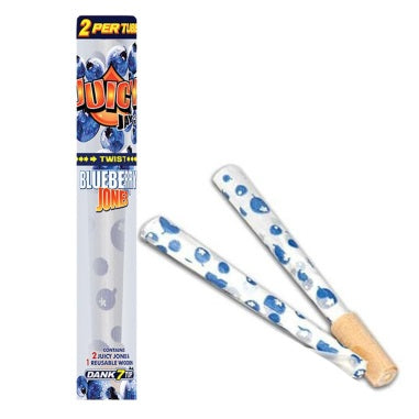 JuicyJay's Blueberry Jones 2 pack pre rolled flavoured cones