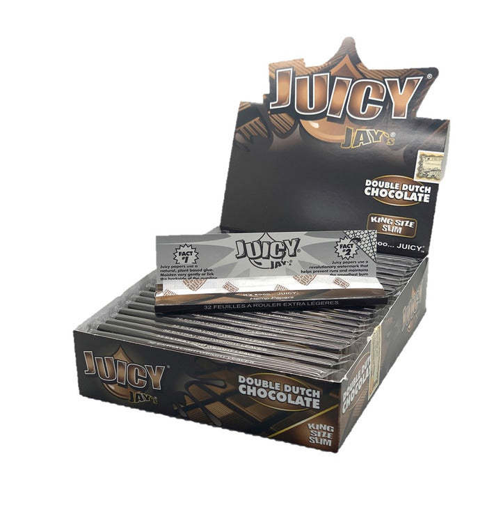 JuicyJay's Double Dutch Chocolate flavour kingsize hemp paper