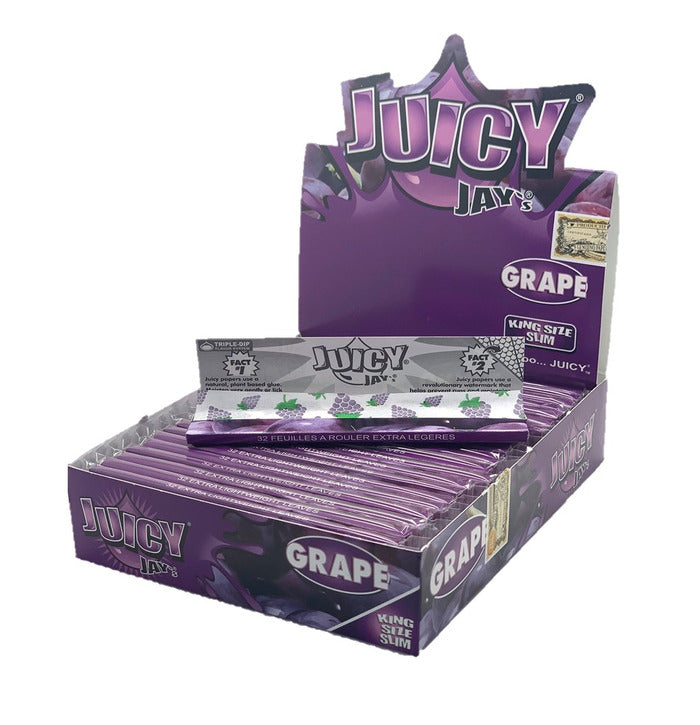 JuicyJay's Grape flavour kingsize hemp paper