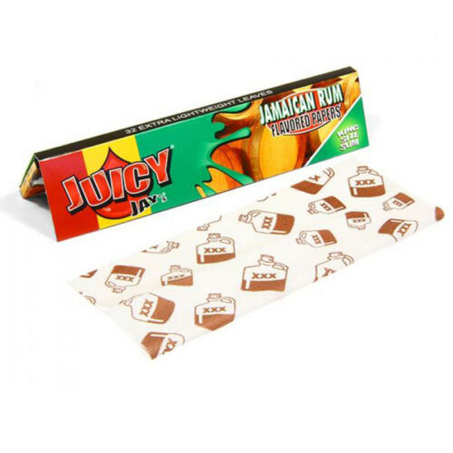 JuicyJay's Jamaican Rum flavour kingsize hemp paper