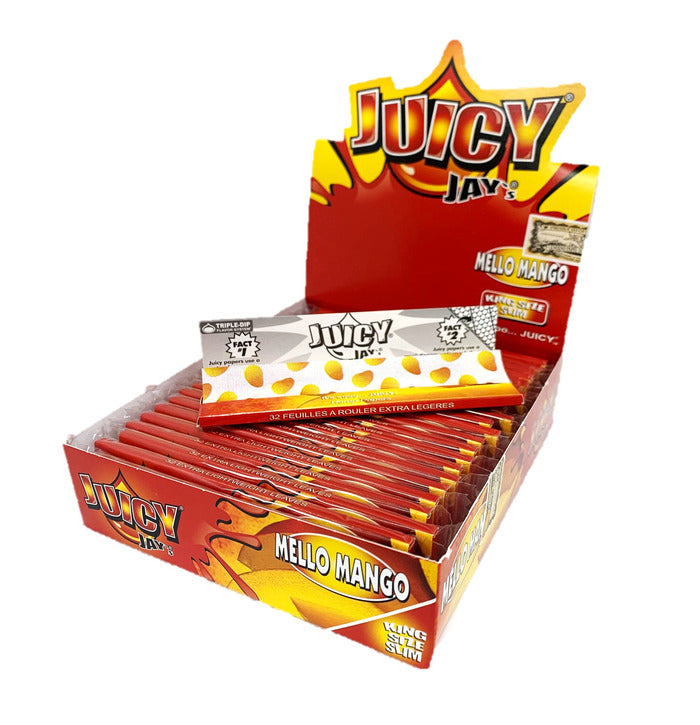 JuicyJay's Mello Mango flavour kingsize hemp paper