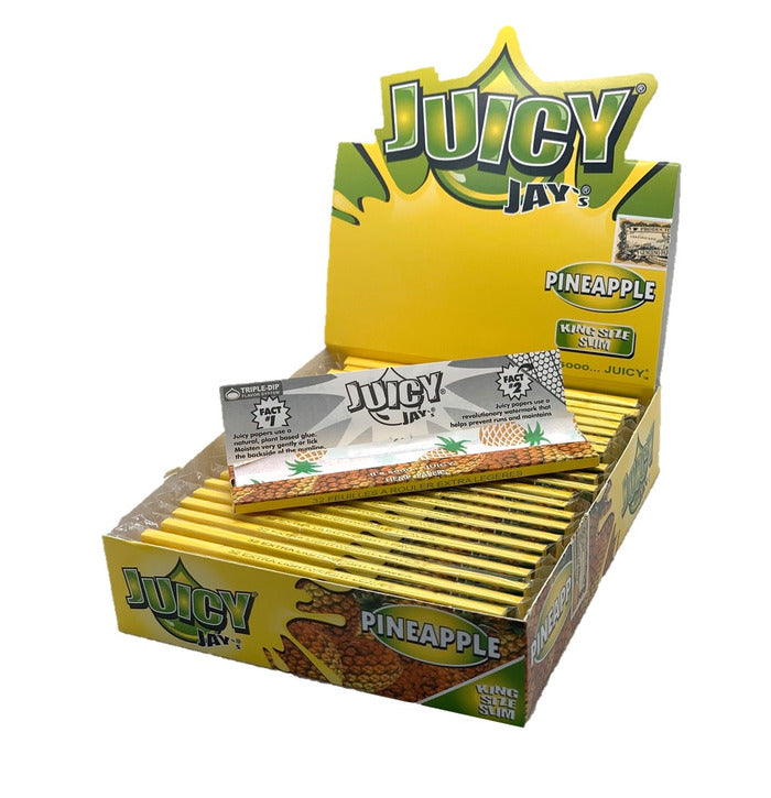 JuicyJay's Pineapple flavour kingsize hemp paper