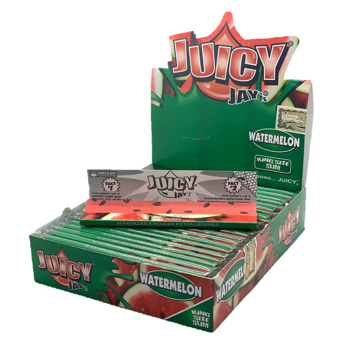 JuicyJay's Watermelon flavour kingsize hemp paper