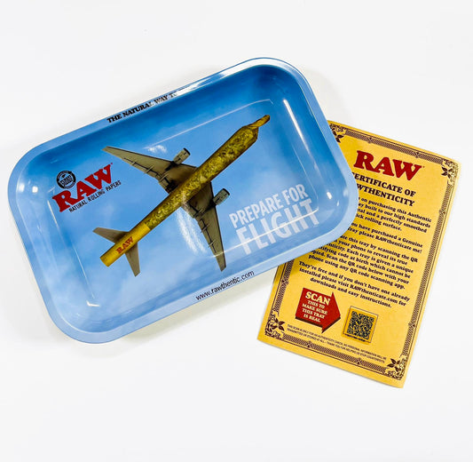 RAW 'Prepare for flight' tray