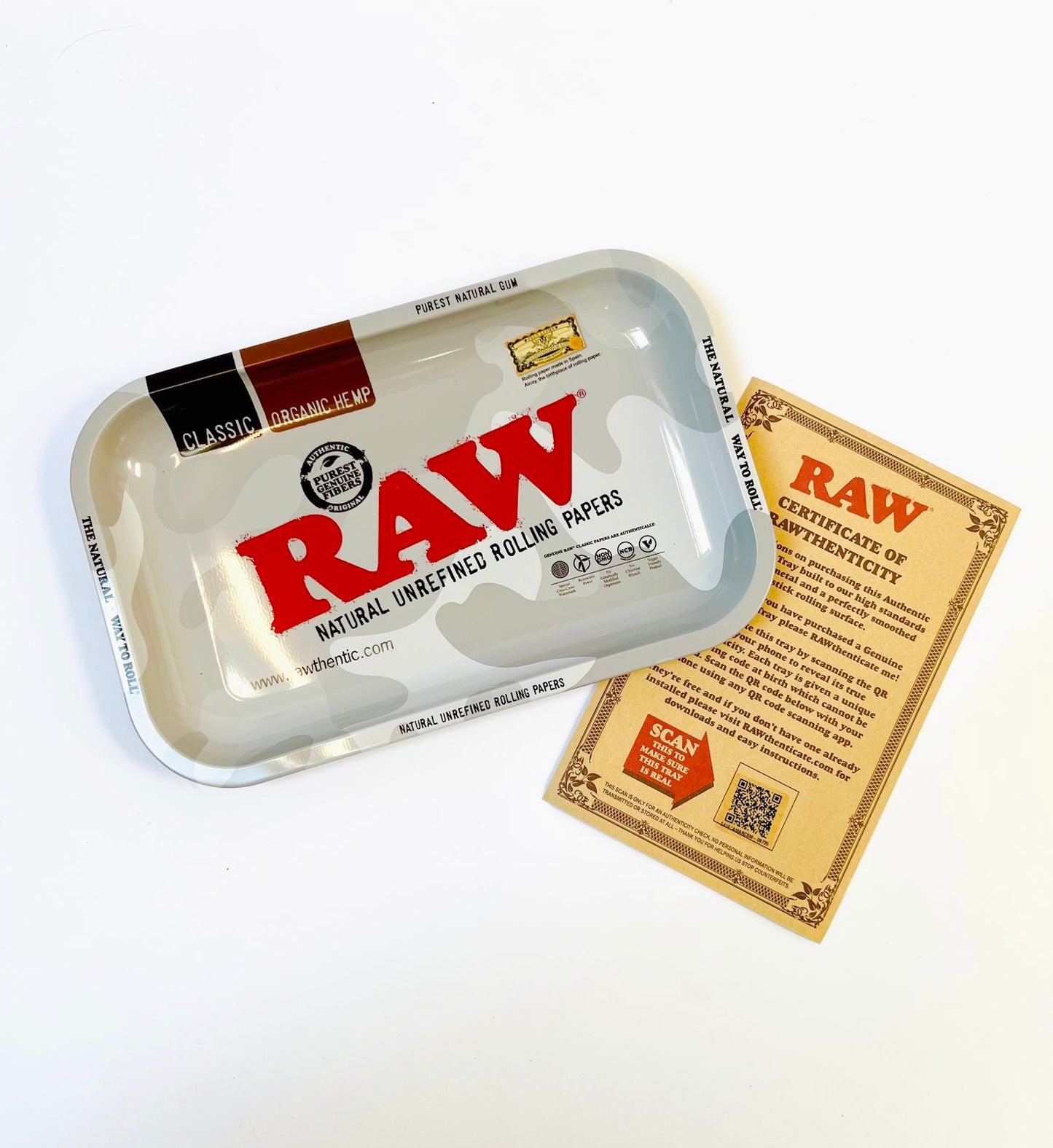 RAW 'Artic camo' tray